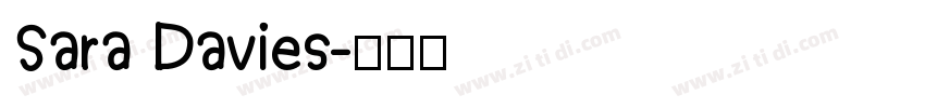 Sara Davies字体转换